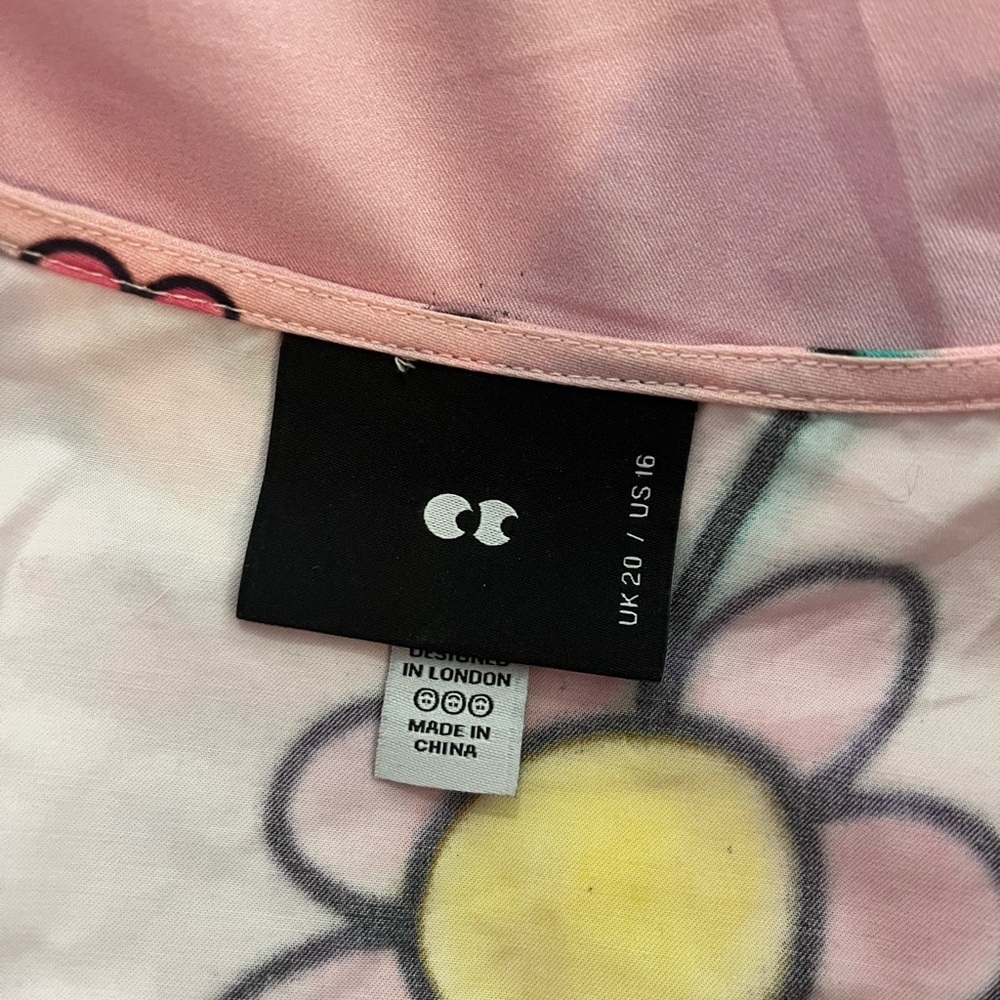 SOLD Lazy Oaf Airbrush Flowers Babydoll Dress - Picture 11 of 14